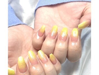 エイミーユア(Eimmy Yua)/黄色グラデネイル