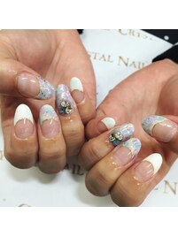 タイダイアートネイル