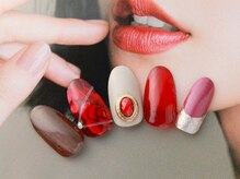 ココローズ(COCOROSE)/薔薇ネイル