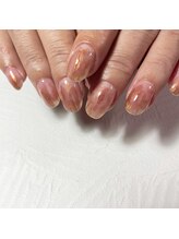 プリュネ(Prune)/ピンク/ブラウン/ゴールド