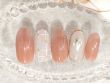 ヘルシーネイルサロン マリアール オーロラタウン店/マグネットとアートネイル