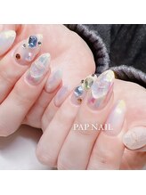 パップネイル(PAP NAIL)/ゆめかわ宝石ネイル