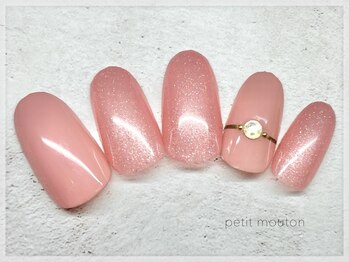 プチムトン 鶯谷店(petit mouton)/【ラメグラ×ビジューネイル】