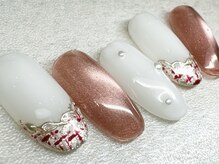 チェリーズネイル(Cherrys Nail)/ウィンター ツイード ネイル