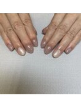 ネイルサロン エーナイン 札幌月寒店/オフィスベージュネイル*♪