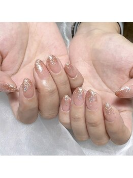 木にいる 錦糸町/ラメグラデーション