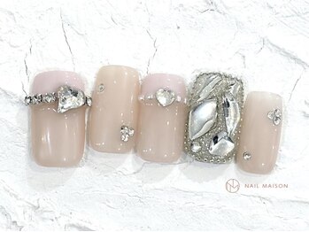ネイルメゾン 池袋店(NAIL MAISON)/埋め尽くしワンホン¥6980