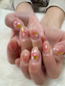 ネイルアンドエピサロン ラピス(Nail & Epi Salon Lapis)/春チークネイル