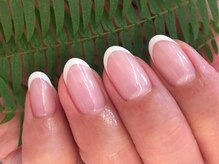 ネイルスタジオ ジャミン(Nail Studio Jammin)/ ショートフレンチネイル 
