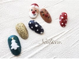 クリスマスネイルサンプル5980円
