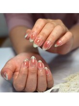 ネイルベベ(Nail bebe)/先端シェルチークフレンチ♪