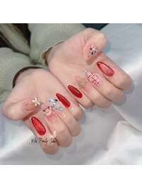 クリスマスネイル