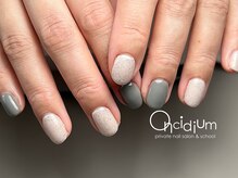 オンシジューム(Oncidium)/ワンカラーネイル♪