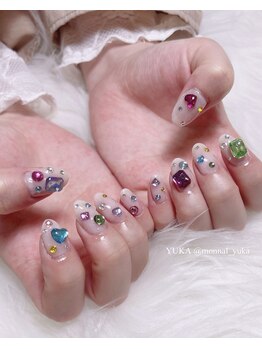 リアンド(Li&)/宝石ネイル