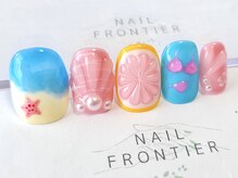ネイルフロンティア 吉祥寺(NAIL FRONTIER)/C手書きサマーネイル14980円