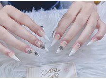 アキコネイルサロン(Akikoネイルサロン)/10本長さだし＋持ち込みデザイン