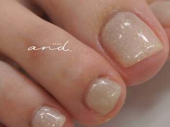 アンド 上石神井(And.)/フットネイル/ワンカラーネイル