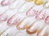【ジュニアネイリスト施術】ハンドジェル限定ラメグラデーションキャンペーン