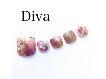 ネイルサロンディーバ 塚口店(Diva)/ご新規様Ｆｏｏｔアート込￥8100