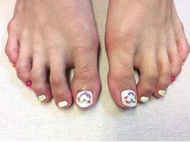 NO-141　押し花ハートフット