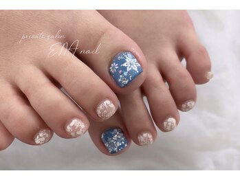 エナネイル(ENA nail)/雪の結晶ネイル