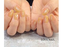 ラブネイル(LOVE NAIL)/縦グラデーションネイル