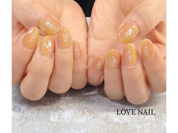 ラブネイル(LOVE NAIL)/縦グラデーションネイル