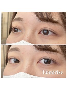 ルミライズ(Lumirise)/お客様デザイン#まつげパーマ