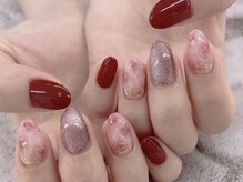 ディーネイル 四条烏丸(D-nail)/【山田】ボルドーネイル