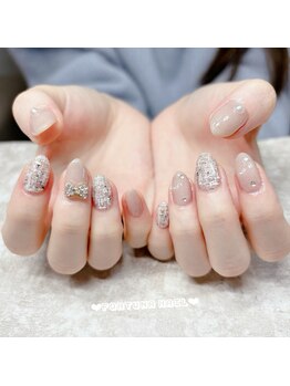 フォルトゥーナ 神田(Fortuna)/冬大人気ツイードネイル持ち込み