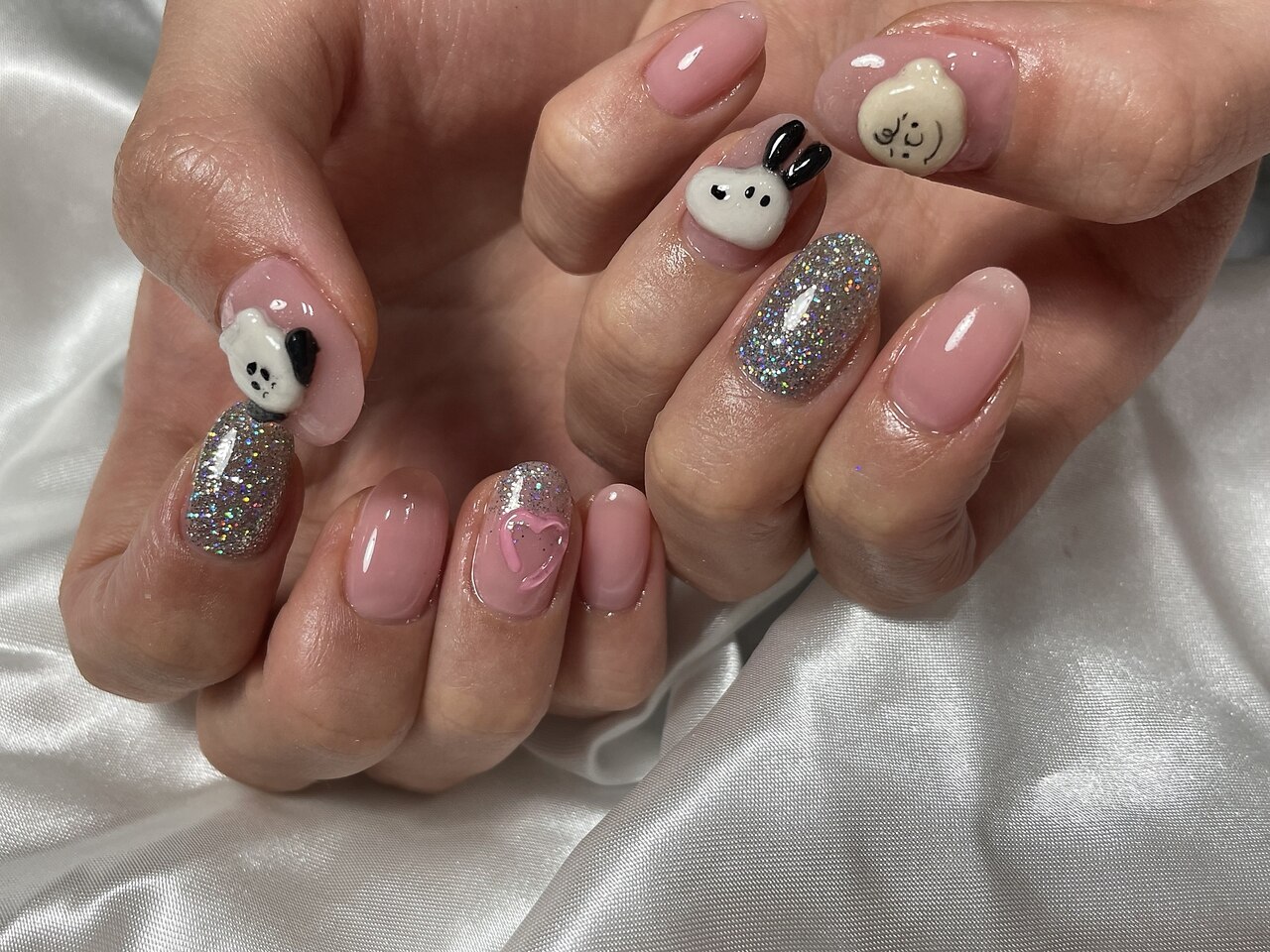 推しネイル！スヌーピー：PG009884986｜チピネイル 尼崎(chipinail)の