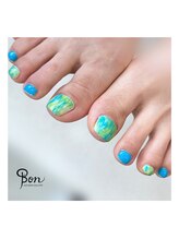 ネイルアトリエ ボン(nail atelier bon)/フットシェラックネイル