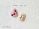 さくらんぼ/シェルのせnail