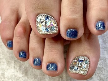 リズム(Nail salon Rism)の写真/足元からオシャレに!【全員】FOOT定額キャンペーンネイル¥7390~フットバス付きでリフレッシュ♪