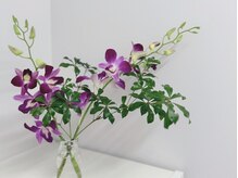 透灯(TOUTOU)の雰囲気（生花の香りでお出迎え♪）