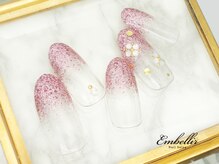 アンベリール 横浜店(Embellir)/(780)フラワー風ラメグラ