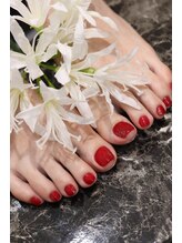 キダチ(Kidati)/うる艶クリア赤ワンカラーフット