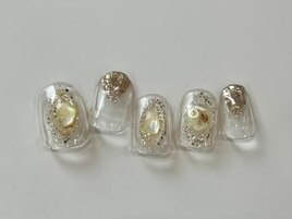 金ラメシェルクリア夏 ¥7000