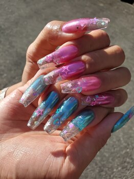 ウルステラ(ulstella)/カラフル☆クリアネイル