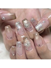 マグネットキラキラ夏ネイル☆