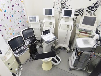 スキャニング@ラボエステの写真/【1来店完結型サロン】累積1億以上マシン導入+皮下測定や体内リサーチ器で40機種からマシン選定♪