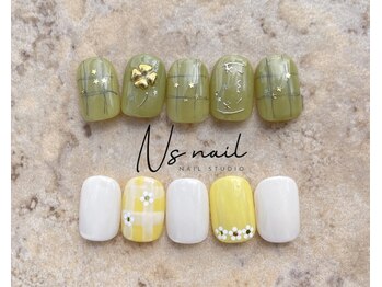 エヌズネイル 三鷹駅前北口店(n’s nail)/お花Design 定額9600/8600