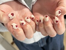ラフィーユ(La feuille)/バレンタインネイル