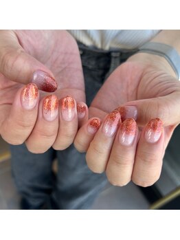 白べぇーっ 本店 湊町店/ラメグラネイル♪