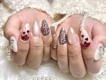 キー(key.)/クリスマスネイル(持ち込み)