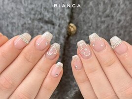 春のワンホンネイルデザイン