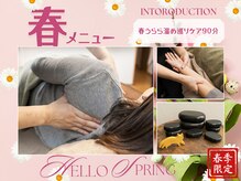 ねこちぐらの雰囲気（デコルテ・ハンド20分、肩甲骨30分、もみほぐし30分、足湯10分 ）