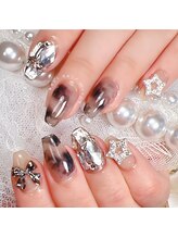 ネイルエルフ(Nail Aelf)/三郷/大人ニュアンス×ビジュー