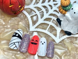 ハロウィンネイル