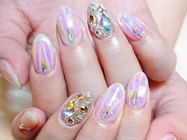 オーロラフィルムネイル☆オ-ダ-